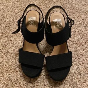Black high heels